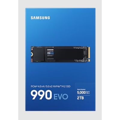 4. Dysk SSD Samsung 990 EVO 2TB M.2 2280 PCI-E x4 Gen4 NVMe