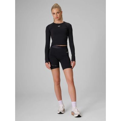 5. Longsleeve treningowy slim szybkoschnący damski 4F 4FWAW26TFLOF595-20S