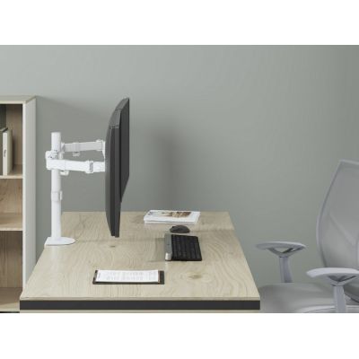 8. Equip 650167 uchwyt / stojak do monitorów 81,3 cm (32") Biurko Biały