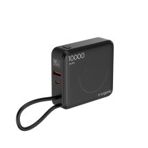 GEMBIRD POWERBANK 10000 MAH, SZYBKIE ŁADOWANIE 20 W, ŁADOWANIE BEZPRZEWODOWE CZARNY