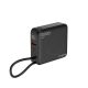 GEMBIRD POWERBANK 10000 MAH, SZYBKIE ŁADOWANIE 20 W, ŁADOWANIE BEZPRZEWODOWE CZARNY