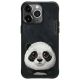 Etui Nimmy Big Eyed Pet 2.0 Panda na iPhone 15 Pro - czarne