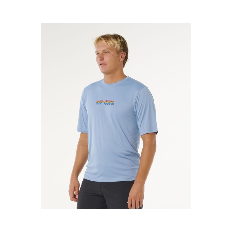 2. Lycra męska RIP CURL Icons Of Surflite Upf S/S niebieska