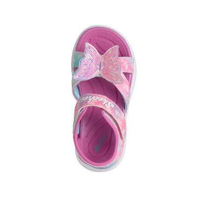 5. Skechers dziecięce sandały JUMPSTERS SANDAL BUTTERFLY BRITES 303109N PKMT