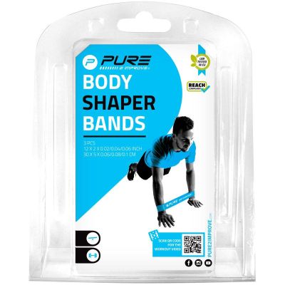 19. ZESTAW GUM DO ĆWICZEŃ FITNESS CROSSFIT MINI BAND 3SZT MEN PURE 2 IMPROVE