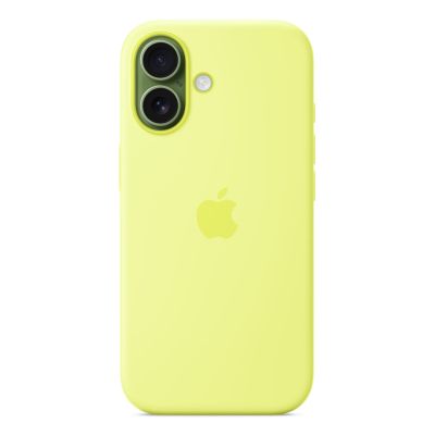 3. Silikonowe etui Apple iPhone 17 z MagSafe - Neon Yellow