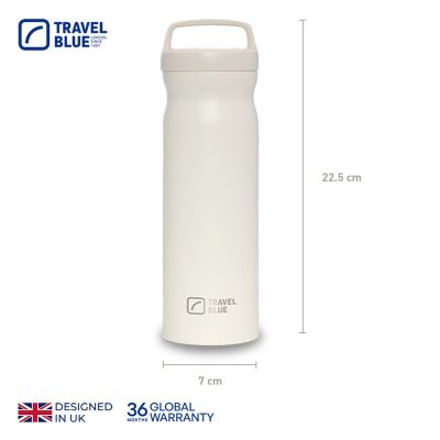 3. TRAVEL BLUE BUTELKA TERMICZNA KREMOWA