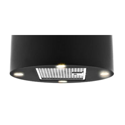 4. Okap wyspowy cylindryczny AKPO WK-4 ISLA BALMERA CZARNY (tuba, sterowanie mechaniczne)