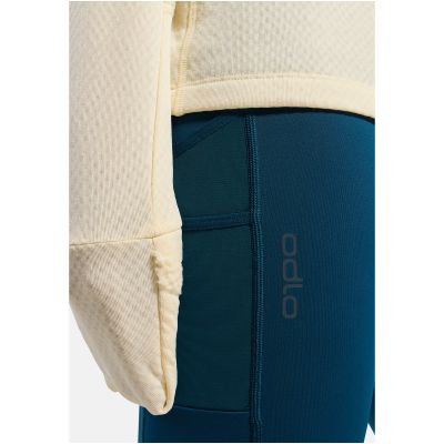 2. Bluza z kapturem damska Odlo X-ALP Mid layer hoody beżowa