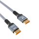 Kabel Wozinsky WPS-16AYL3S DisplayPort 2.1 Certyfikowany VESA 80 Gb/s 16K@60Hz 8K@120Hz 4K@240Hz HDR HDCP DSC 3m - czarny
