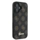 4. Etui Guess Peony Script MagSafe na iPhone 16 Plus - czarne