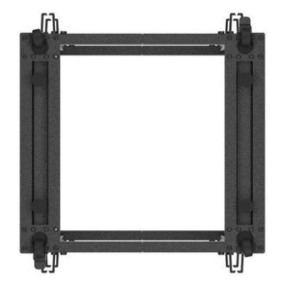 6. OPEN RACK 19" 15U 600X600-1100 REGULOWANY CZARNY LANBERG