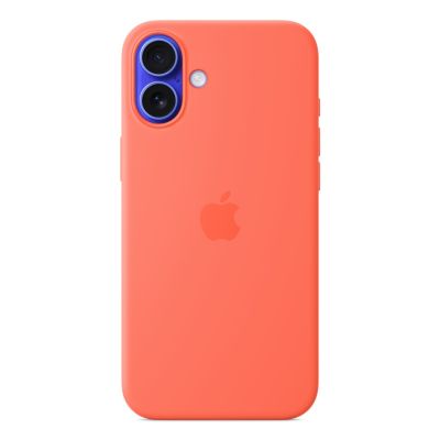 2. Silikonowe etui Apple iPhone 16 Plus z MagSafe - Tangerine