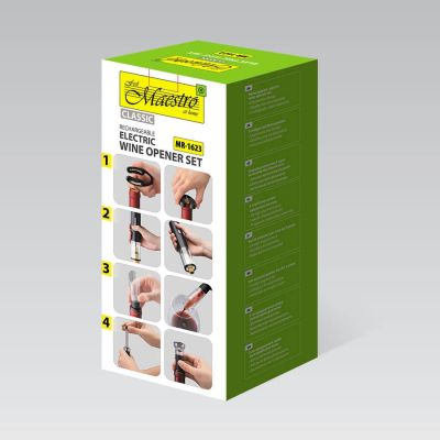 Korkociąg do wina elektryczny USB MAESTRO MR-1623