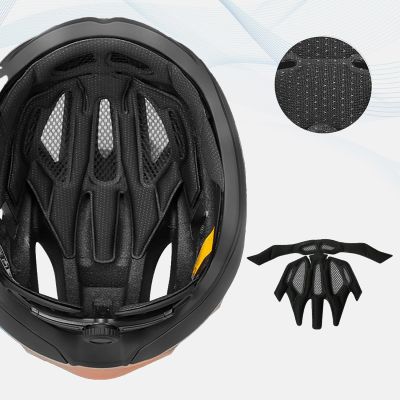 7. Kask rowerowy szosowy Wozinsky ultracienki 57-62 cm - taupe