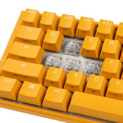16. Klawiatura gamingowa Ducky One 3 MINI Yellow GATA-1746 RGB LED - MX-Clear (US)