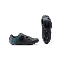 Buty rowerowe NORTHWAVE Core Plus 2 Wmn - czarny/niebieski