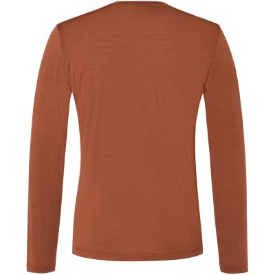 Koszulka z długim rękawem męska SUPER.NATURAL M Well Equipped LS brązowa