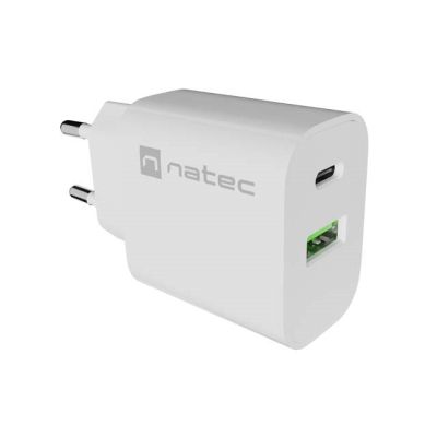 2. NATEC ŁADOWARKA SIECIOWA RIBERA 1X USB-A + 1X USB-