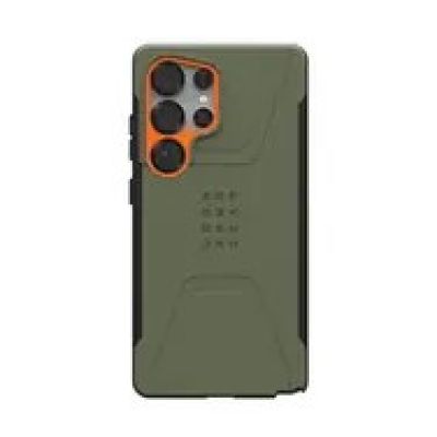 7. Etui Urban Armor Gear Civilian 17,3cm (6.8") (Samsung Galaxy S25 Ultra) Oliwkowy, Pomarańczowy
