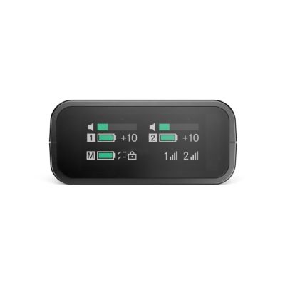 3. Sennheiser PROFILE WIRELESS 2-CHANNEL SET - 2-kanałowy odbiornik 2,4 GHz, 2 mikrofony na klipsie, akcesoria, etui ładujące, pokrowiec
