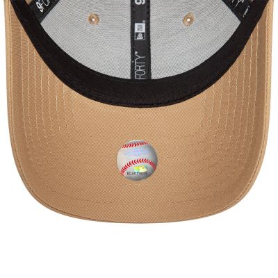 7. Damska czapka daszkiem New Era 9FORTY MLB NY New York Yankees Brązowa - 60471463