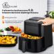 21. Extralink HOME AIR FRYER 5.2L EU SJ-520 frytkownica Pojedyńczy 5,2 l Frytkownica na gorące powietrze Czarny
