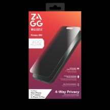 Szkło prywatyzujące ZAGG InvisibleShield Glass Elite Privacy 360 do iPhone 15 Plus / 16 Plus