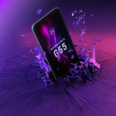 2. Szkło hybrydowe 3mk FlexibleGlass na Motorola Moto G55 5G