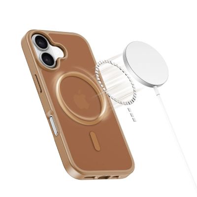 3. Etui Tech-Protect BasicMag MagSafe na iPhone 17 - brązowe