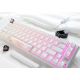 10. Ducky One 3 Classic Pure White SF klawiatura Gaming USB Niemiecki Biały
