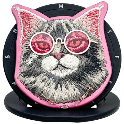 10. Zawieszka magnetyczna Nimmy Cool&Cute 2.0 Chinchila - różowa