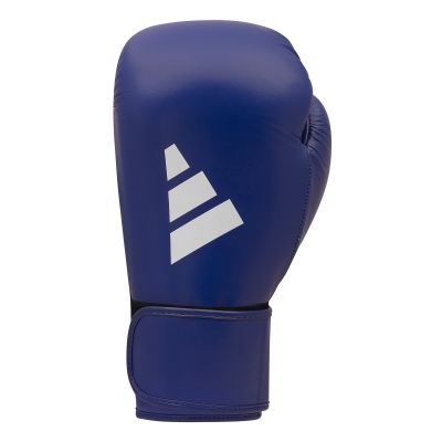8. Rękawice boskerskie skórzane Adidas SPEED 175 niebieskie