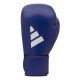 8. Rękawice boskerskie skórzane Adidas SPEED 175 niebieskie