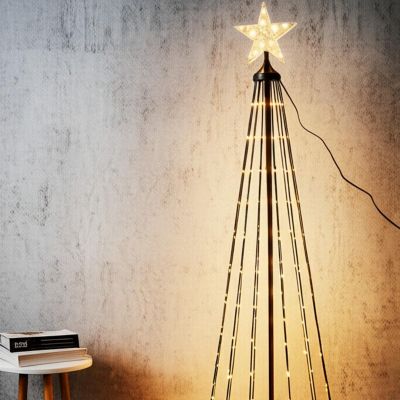 15. CHOINKA DEKORACYJNA 550LED CIEPŁY BIAŁY 300CM BLACK