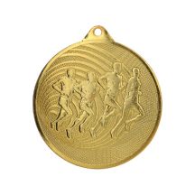 Medal złoty- Bieganie- medal stalowy 70mm