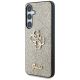 2. Etui Guess Fixed Glitter Big 4G Metal Logo do Samsung Galaxy S25 Plus złoty