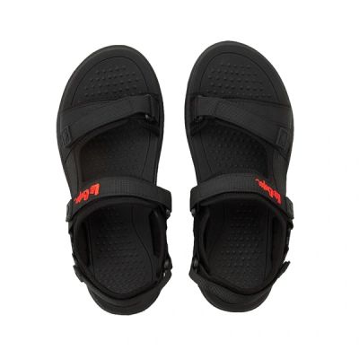 5. Lee Cooper buty męskie sandały na rzepy na lato czarne lekkie