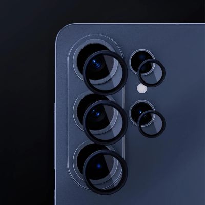 5. Szkło hybrydowe 3mk Lens Protection Pro Black do obiektywu aparatu na Samsung Galaxy S26 Ultra