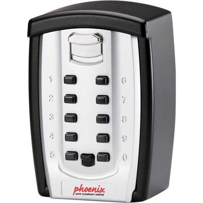 2. Phoenix Safe Co. KS0003C szafka na klucze Metal Czarny, Srebrny