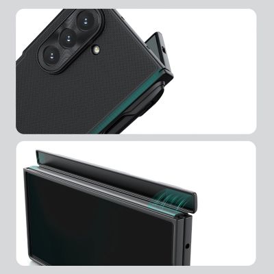 10. Etui Nillkin Super Frosted Shield Fold Magnetic na Samsung Galaxy Z Fold 7 kompatybilne z MagSafe - czarne