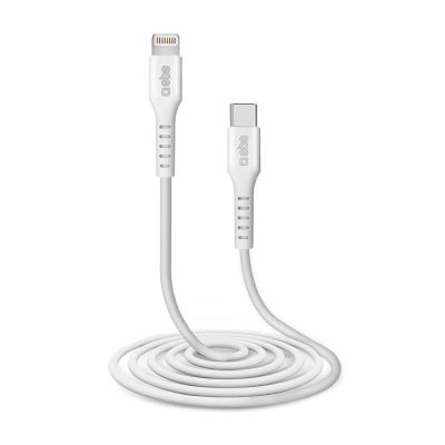2. Kabel SBS TECABLELIGTC2W USB-C - Lightning  2 m - biały