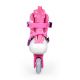 11. Zestaw SMJ Sport Combo Pink LED: 2w1 wrotko-rolki HS-TNK-000009549