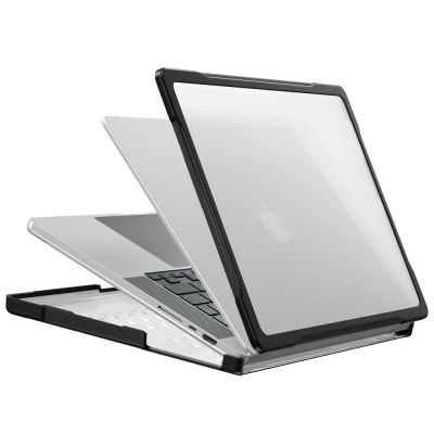 4. Etui Tech-Protect Velar na MacBook Pro 16" 2021 / 2023 / 2025 / 2026 - przezroczysto-czarne