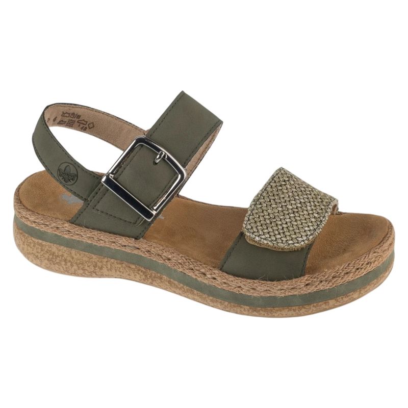 Rieker Sandals V0951-54 Zielone 37
