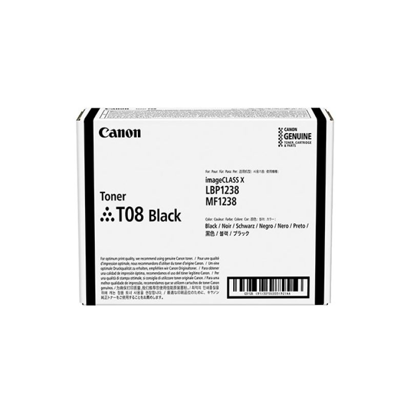 Canon TONER T08 3010C006 kaseta z tonerem 1 szt. Oryginalny Czarny