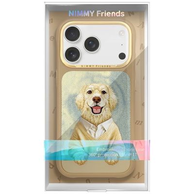 7. Etui Nimmy Gentle Pets Series Dog MagSafe na iPhone 17 Pro Max - brązowe