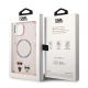 8. Etui Karl Lagerfeld Karl&Choupette Aluminium MagSafe na iPhone 14 Plus - różowe