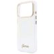 6. Etui Guess IML Script Metal MagSafe na iPhone 18 Pro / 17 Pro - przezroczyste