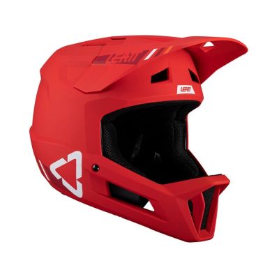10. Kask rowerowy typu full face LEATT Helmet MTB Gravity 1.0 V24 rozmiar M, czerwony